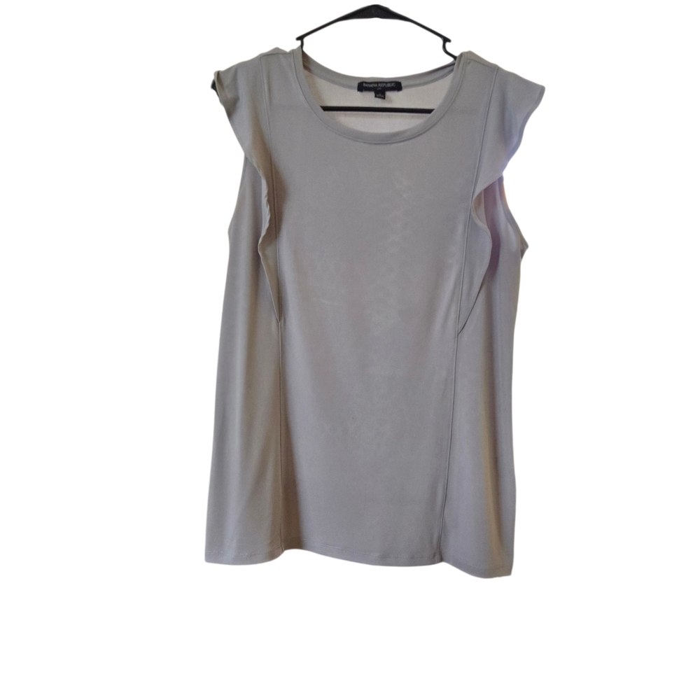 Banana Republic Light Gray‎ Women's Muscle Tee